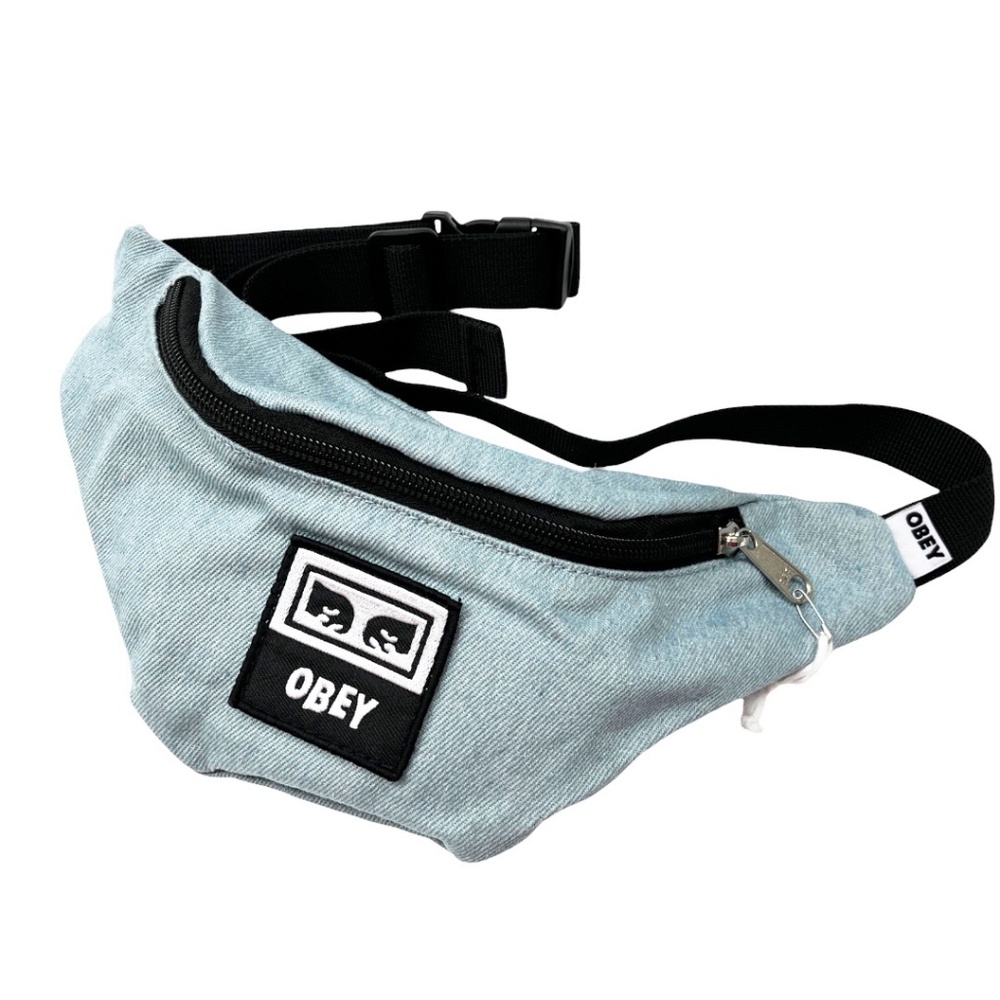 Obey Small Hip Bag Light Denim Blue